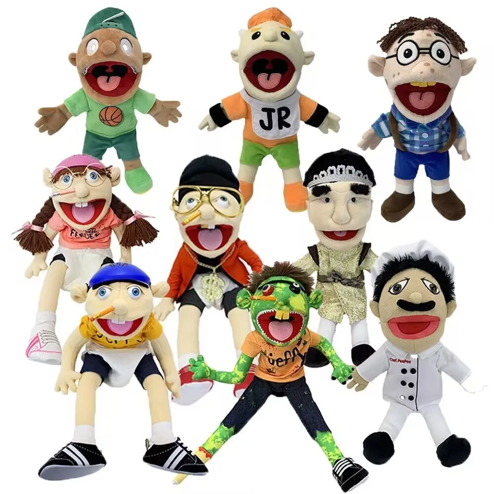 Jeffy Puppet Soft Plush Toy Hand Puppet For Play House, Kid's Gift For  Birthday Christmas Halloween Party