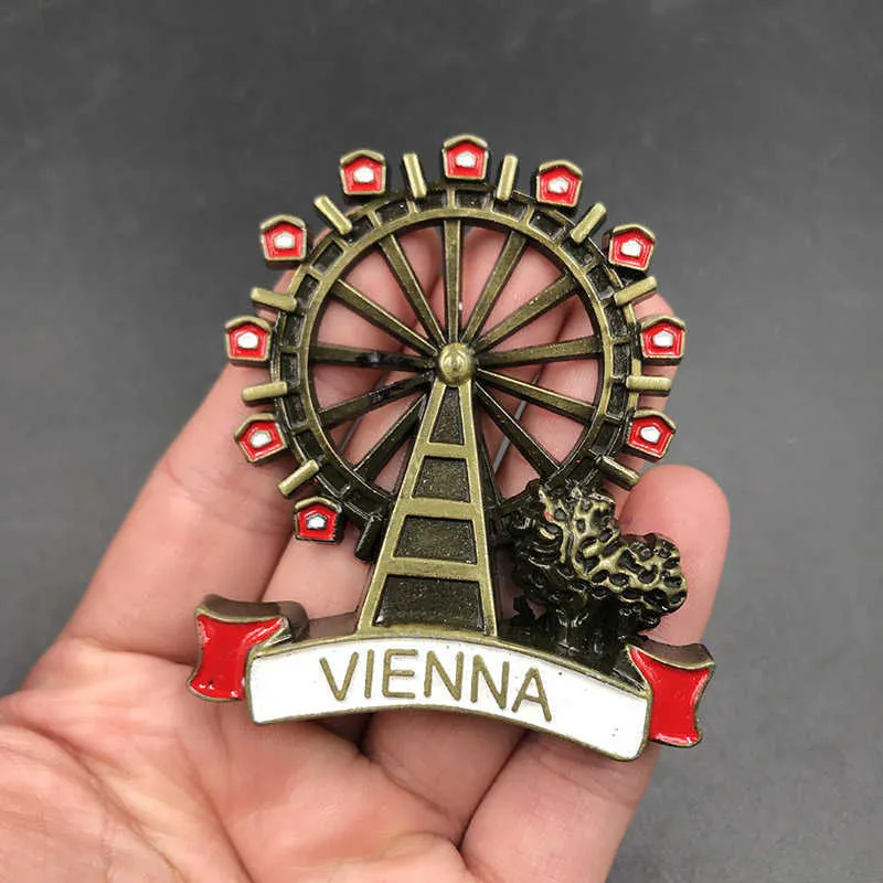 Magnete 3D Belgio Per Frigo - Souvenir Da Viaggio In Metallo - Decorazione Casa E Ufficio - 8x5 Cm - 2