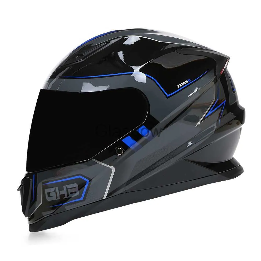 2024オートバイヘルメットフルフェイスABS デュアルバイザー