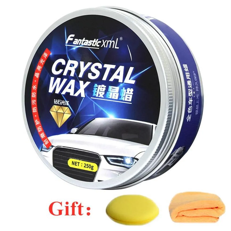 Care Products Car Wax Crystal Plating Set Hard Glossy Layer som täcker färgytbeläggning Formel Vattentät film Polish Accessor232i