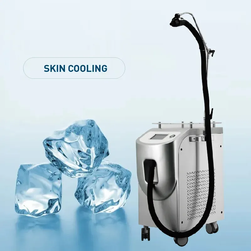 Hot Sale Laser Skin Cooler Minska smärta Skin Cooler Machine Beauty Machine Air Cooling Devices -30 ﾰ C Cryo Skin Cooling Machine
