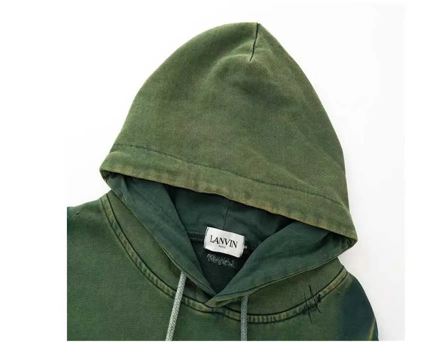 パーカー・フーディ LANVIN Men Sweater RMHO0017J010P23 401 GREEN DHgate.com:Lanvin Mens Hoodies, Designer Sweater, Mens and