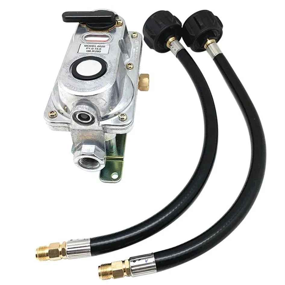 High Pressure 2 Stage Auto Changeover LP Gas Regulator For Trailers And Camper325E RV Propane