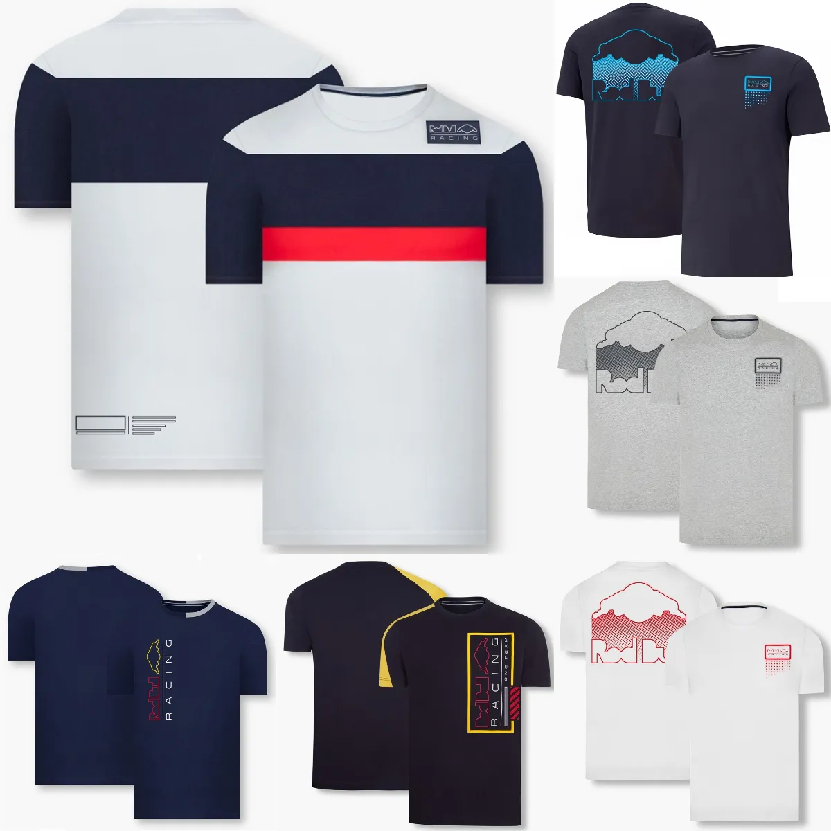 2023 NOWOŚĆ T-shirt z krótkim rękawem F1 Racing Formula 1 T-shirt Summer Casual Oversizes Fan koszule koszulki wyścigowe kierowcy