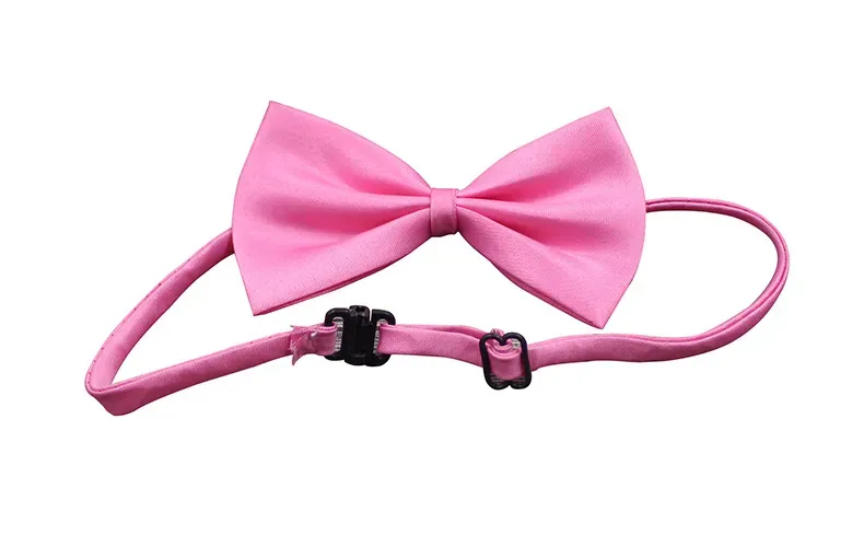 Simple réglable Pet Dog Bow Tie Neck Accessoire Collier Collier Chiot Couleur vive Pet Bow Mix Couleur