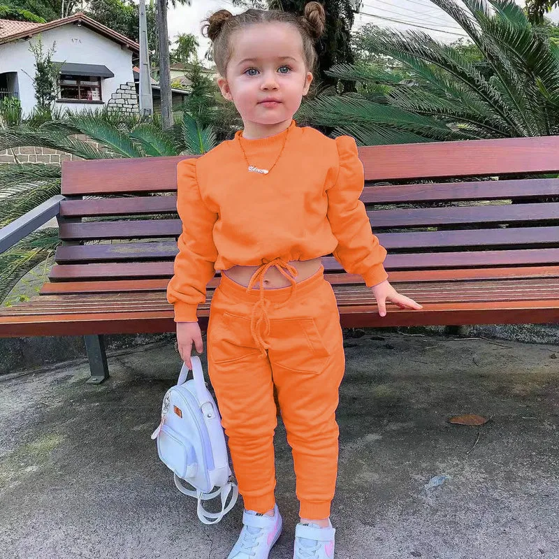 Ensemble Fille Hiver - Haut Manches Longues + Leggings Doublés Polaire - Taille 1 à 7 Ans - Confortable Et élégant Pour Noël Ou Quotidien