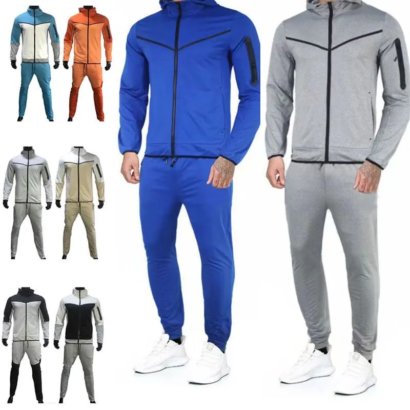 Designer trainingspak dames velours trainingspak Thin Tech Fleece heren trainingspak Designer sweatsuit joggers jas Tweedelige set Sport heren trainingspak met lange mouwen L2