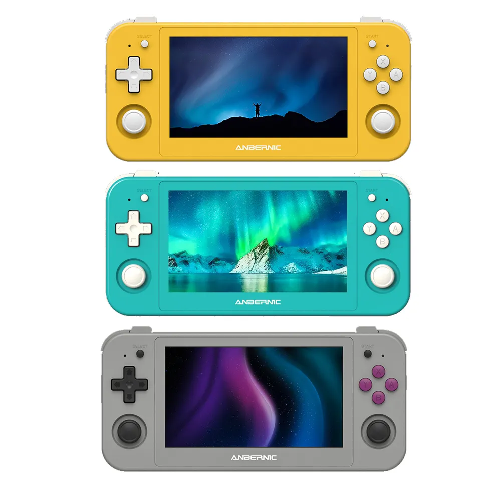 Portable Game Players ANBERNIC RG505 Handheld Console 4 95 Inches OLED Touch Screen Android 12 OS Video Christmas Kids Gift 230731