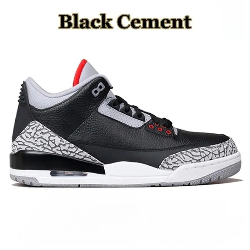 Men shoes 3s Basketball shOes Jumpman 3 trainers White Cement Wizards Fire red Fragment Lucky Green Desert elephant cardinal Sneakers Outdoor Sports size13