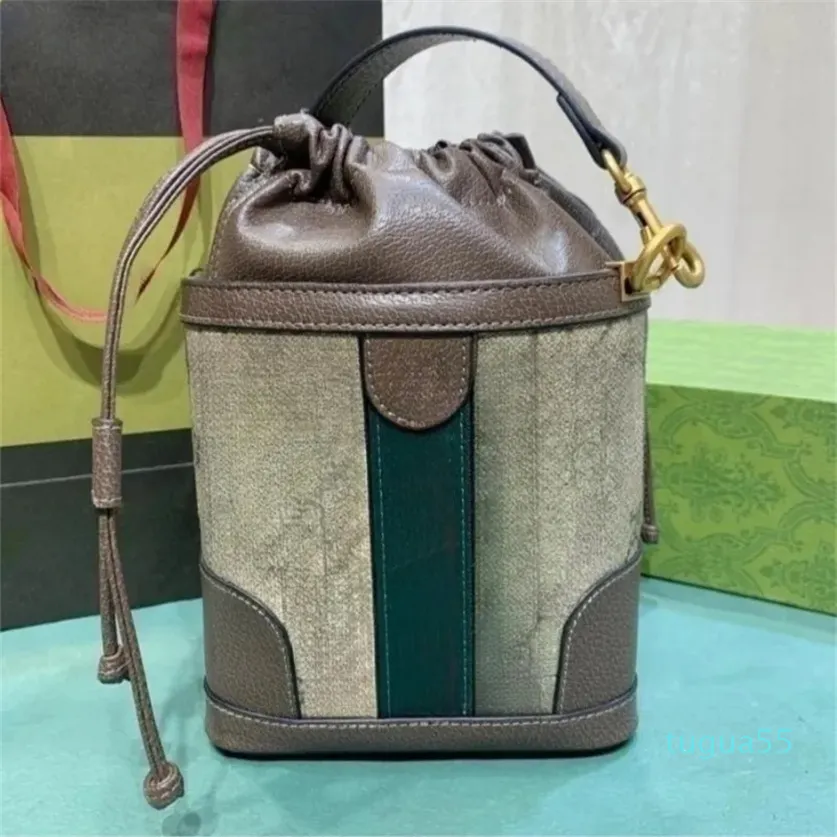 DrawString Bag designer axelväska mini hinkväskor kvinnor crossbody väska mode messenger väskor fickstil