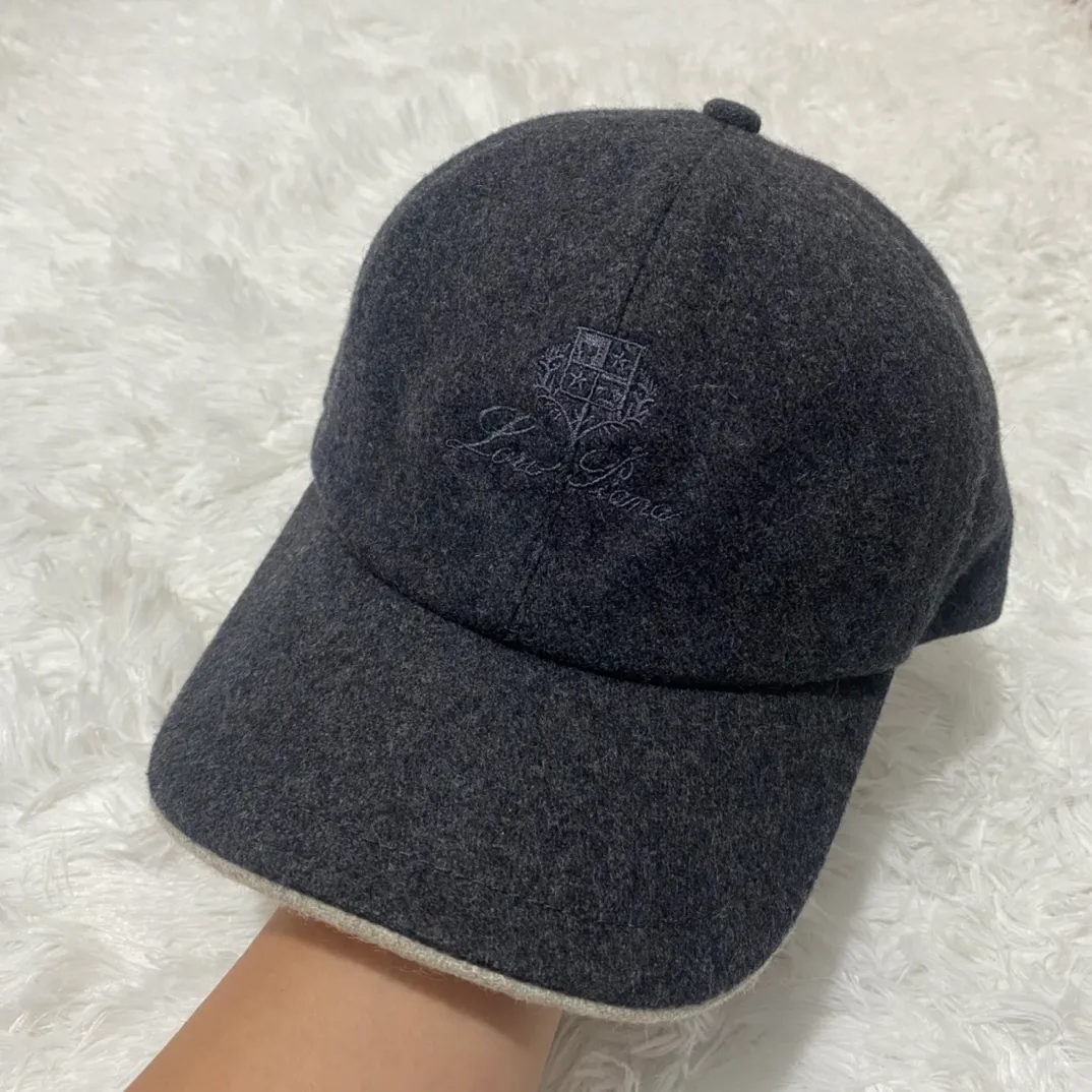 2024NESTAST LORO PIANA MENS CAPS CAPS Modna Baseball Cap Bawełniane czapki kaszmirowe Zamocowane czapki Summer Snapback Haft Casquette Beach Luksusowe czapki