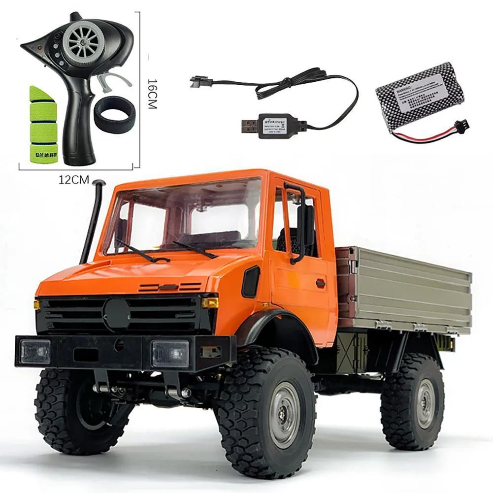 Electric RC Car Ldr c Ld1201 Off road 4x4 Climbing 1 12 Unimog U1300 Differential Lock Rc Remote Control Vehicle Diy Upgrade Modified Model Toy 230731