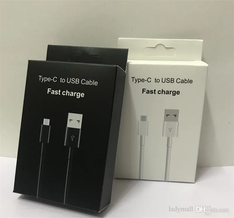 OEM Type C Retail Packaging Packing Fox for Type-C USB C Cables Android Samsung Xiaomi Universal الهاتف المحمول كابل الشحن السريع صناديق فارغة