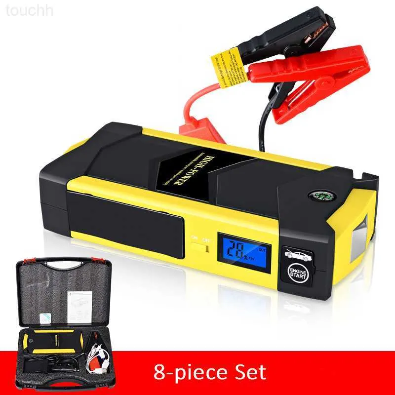 Bancos de energia para celular 12V 600A Car Jump Starter Power Bank 20000mAh Carregador portátil Bateria de carro Booster Charger para gasolina Diesel Car Starter Buster L230731