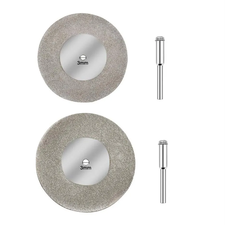 50 60mm Diamond Cutting Disc Grinding Wheel Saw Circular 3mm Shank Drill Bit Rotary Tool 32CC Professional Hand Sets2560