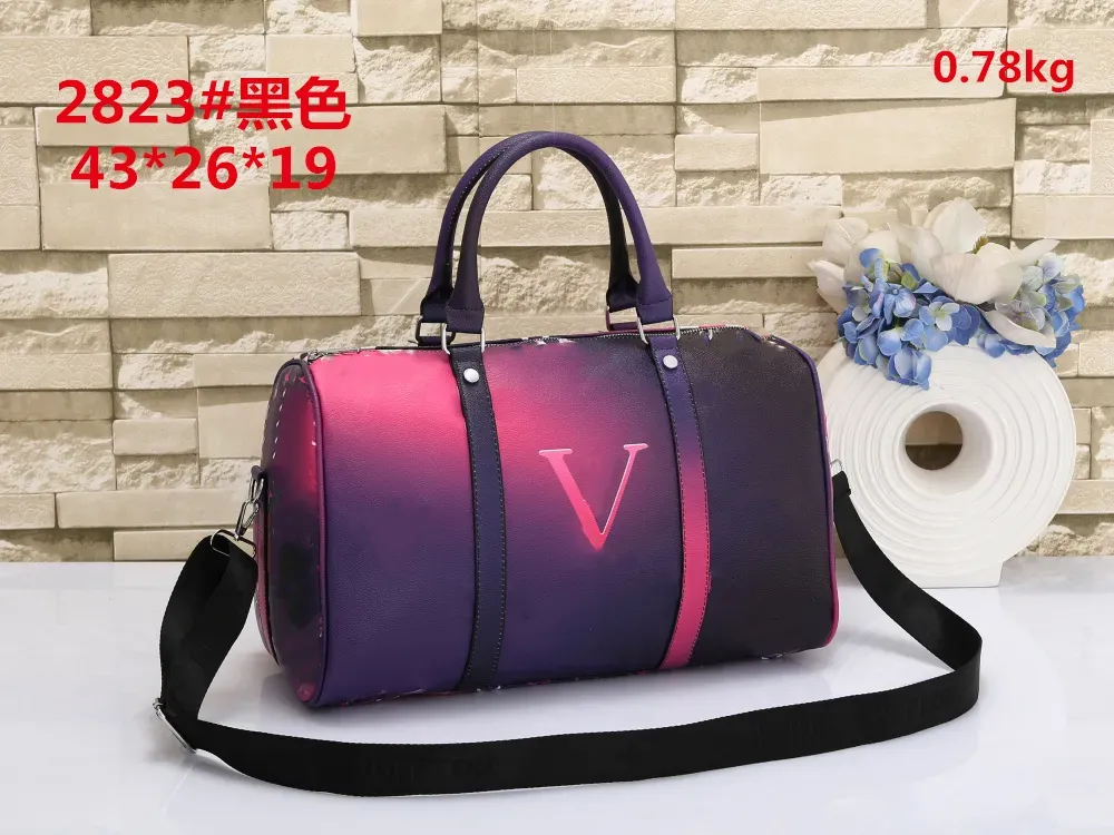 New Fashion Handbag Luxury Designer Fashion Bag Large Capacity Luggage Bag Gradual Shopping Handheld One Shoulder Crossbody Bag