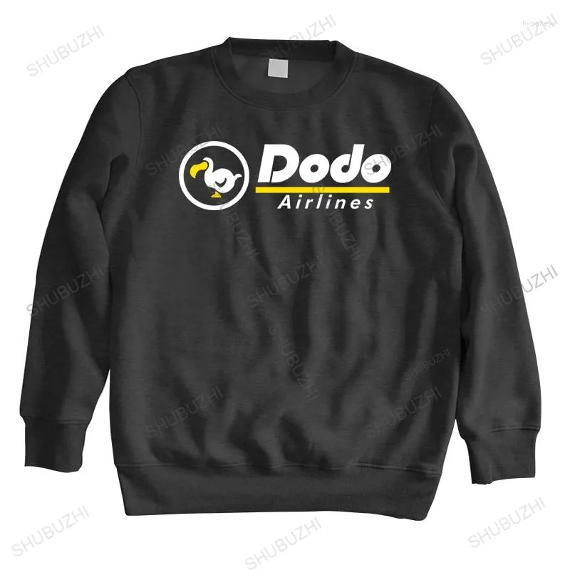 Men's Hoodies Men Crew Neck Tops Autumn Mens Hoodie Dodo Airlines Unisex Sweatshirt Casual Male Long Sleeve Bigger Size
