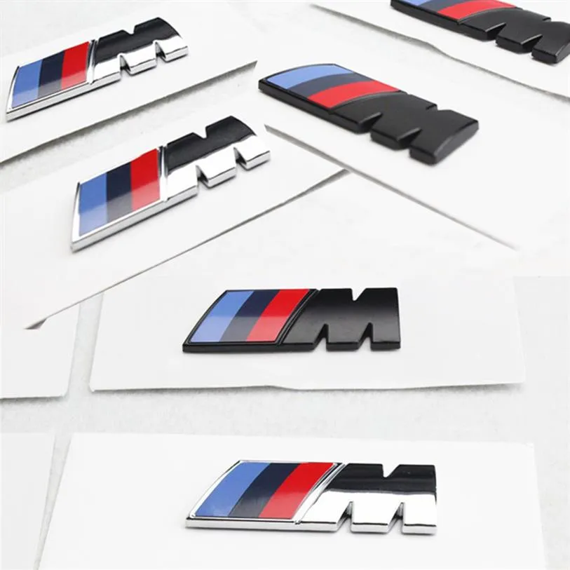 Auto stijl Motorsport M Prestaties Auto Side Body Sticker Embleem voor BMW E36 E39 E46 E90 E60 E30 F10 f30 E87 E53 X5 F20 E92214H