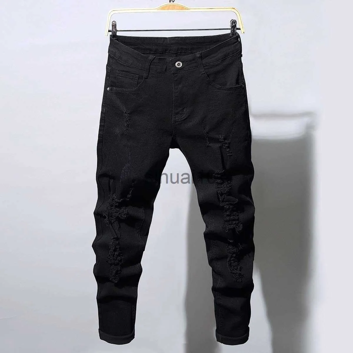 Buy Women Black Side Chain Slit Jeans Online at Sassafras