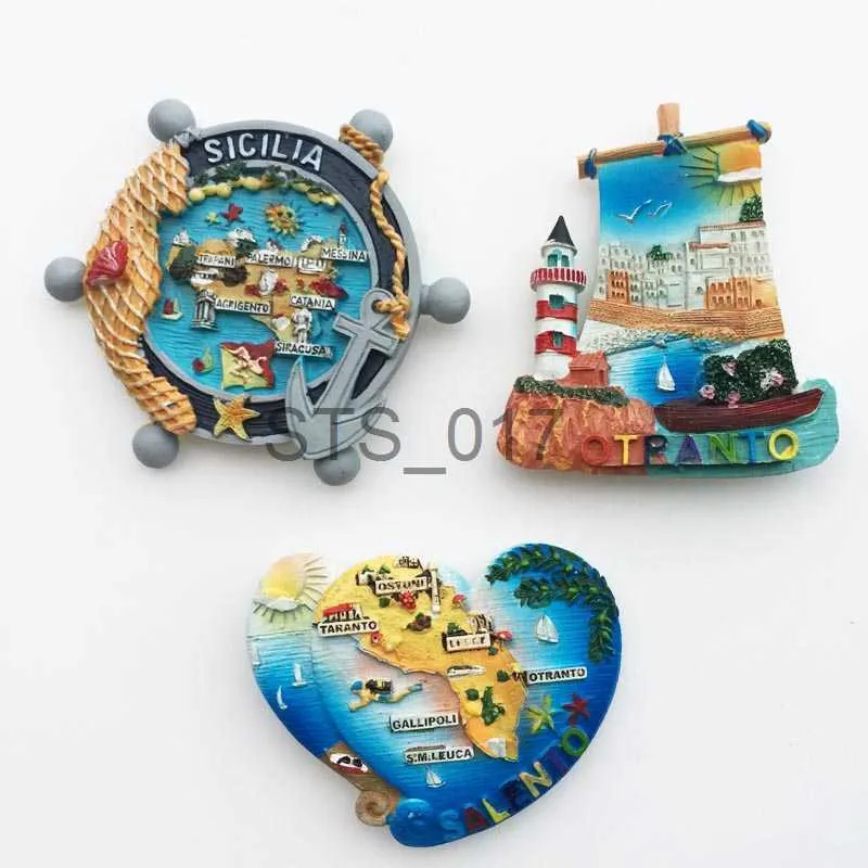 Magneti frigo Italia magneti frigo Italia Sicilia Otranto souvenir turistico arti decorative adesivi frigorifero magnetici regali viaggio decor x0731