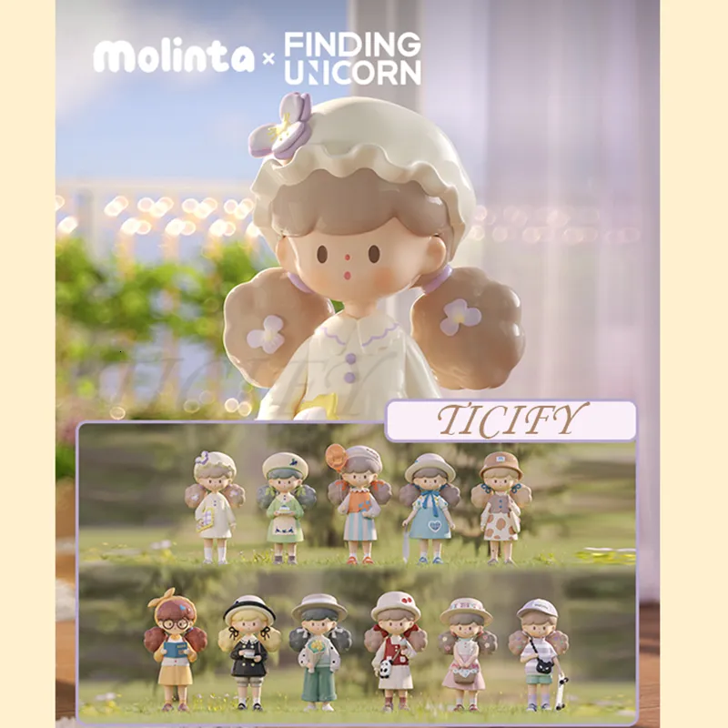 Blind box F.UN Molinta Spring Day Plan Series Blind Box Mystery Box Ciega Blind Bag Toy for Girl Anime Figure Cute Model Girl Gift Surpris 230731
