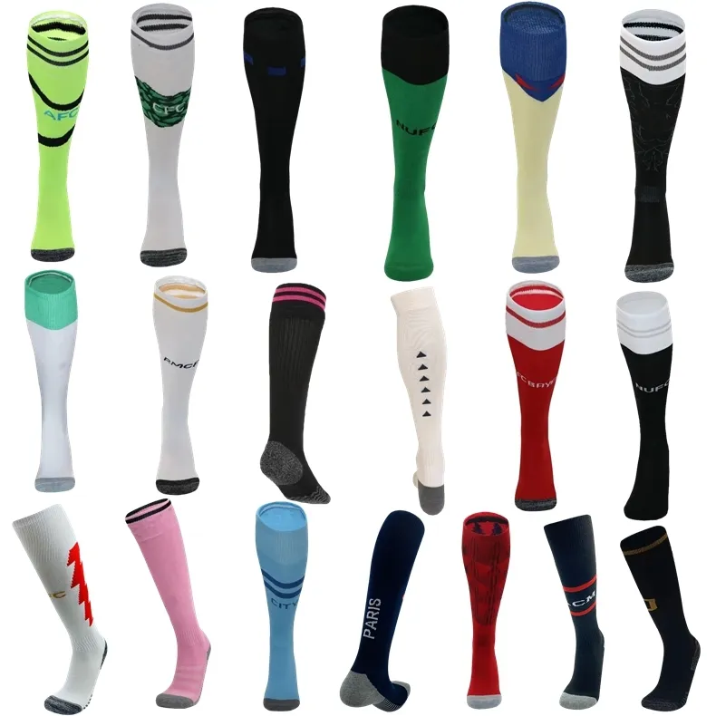 2023 2024 Soccer Socks adult Kids children Real Madrids OM Knee High Thick team club America inter Miami home away third football Sports wear