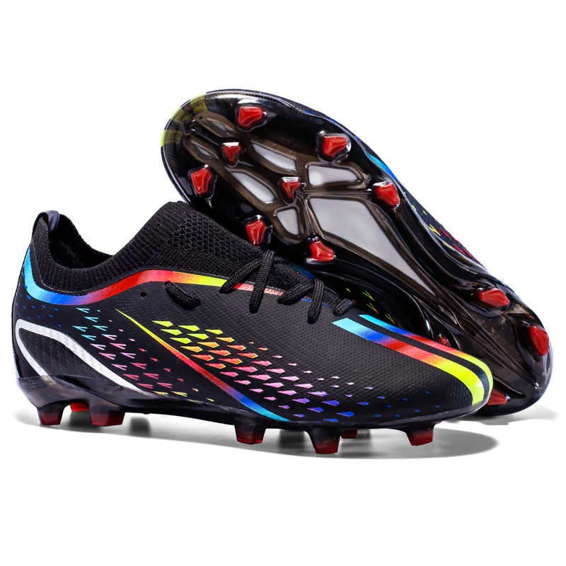 Mens Womens Soccer Shoes TF AG Blue Pink Youth Football Boots Low Top Professional Sports Trainers