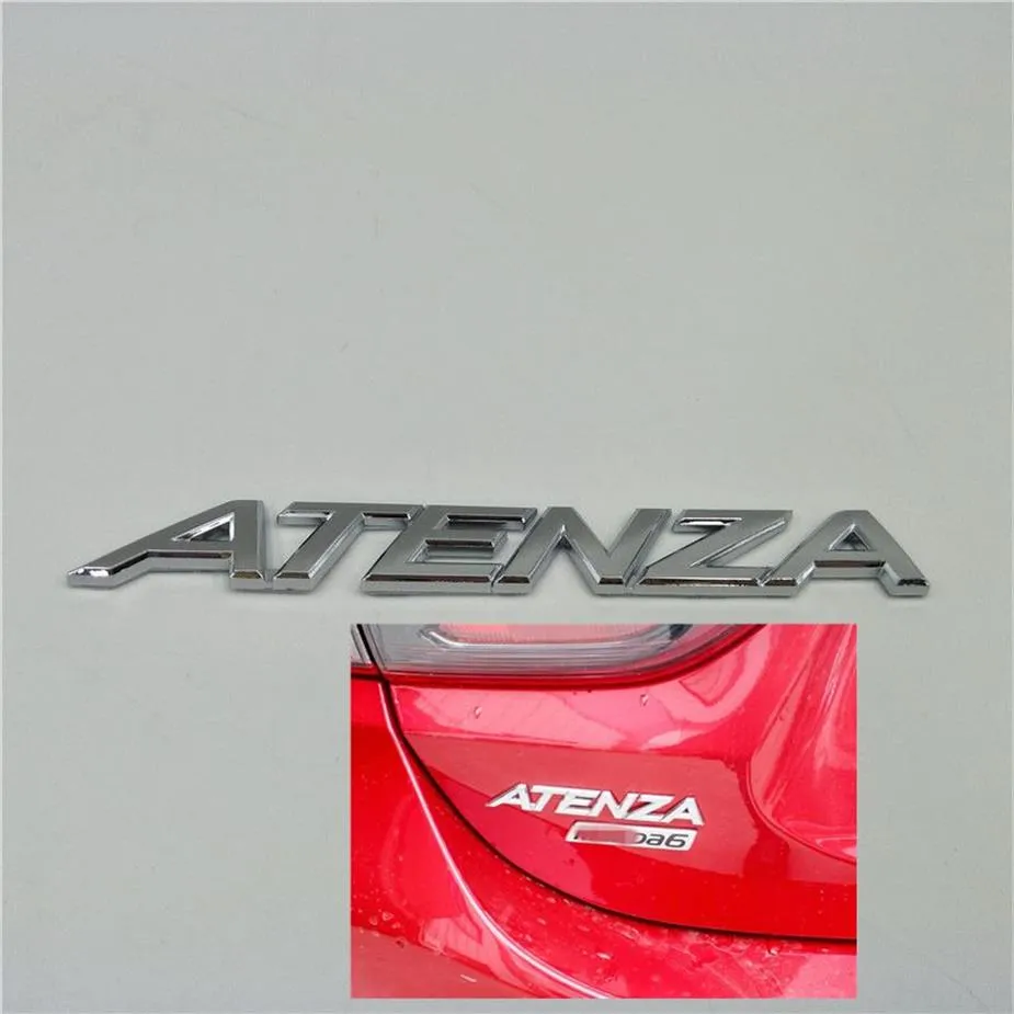Novo estilo para Mazda 6 Atenza Emblema Traseira Tronco Bagageira Logotipo Símbolo Adesivos 2014-20182297
