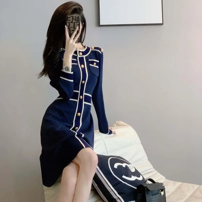 Sandro Knit Dress: 23SF Knitted Long Sleeve Plus Size... From  Jinguangcanlan558, $41.56 In Bulk | DHgate.Com