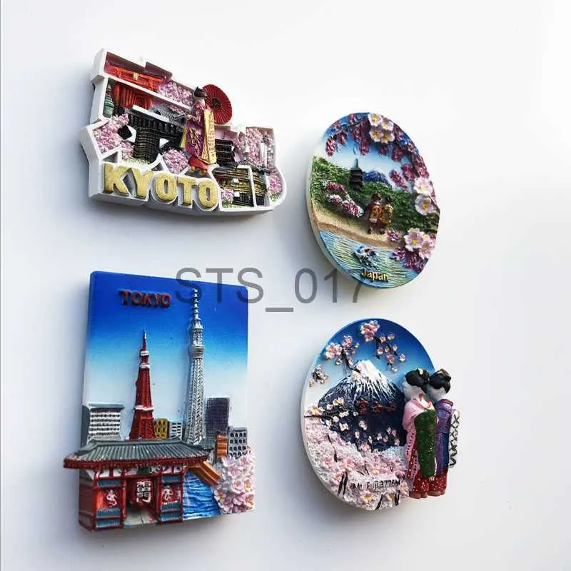 3D Tokyo Tower Giappone Souvenir magnete frigorifero, decorazione casa e cucina Giappone magnete frigorifero