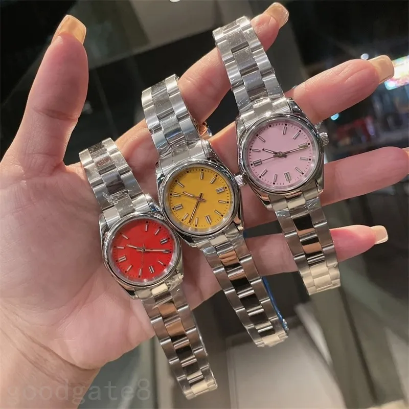 AAA-Uhren, grün, rot, blau, Damenuhr, wasserdicht, Schwimmen, 41, 36 mm, Edelstahl, Montre Luxe Oyster, mechanisch, 124300, Designer-Armbanduhr für Damen, XB05 C23