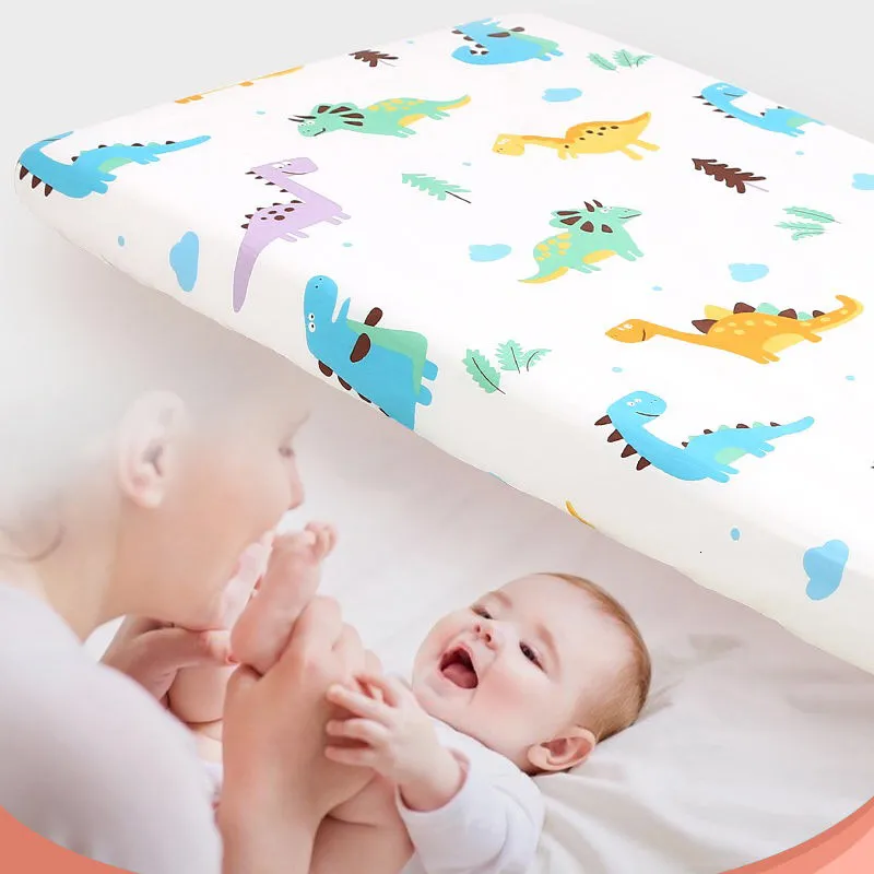 Ensembles de literie born Housse de matelas pour bébé Drap-housse 70x140 Couvre-lit pour enfant Ensemble de linge de lit Garçons filles Ensemble de literie pour berceau en coton 230731