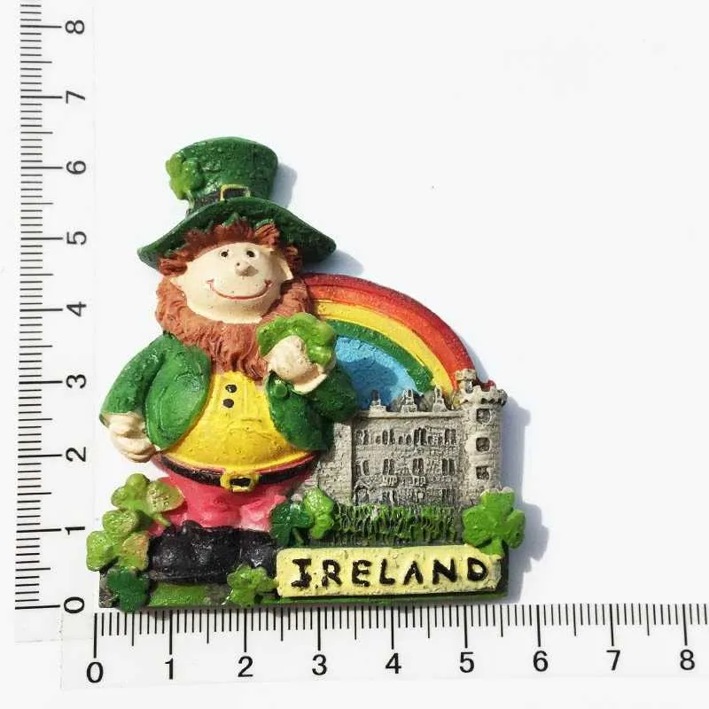 Aimant De Réfrigérateur 3D Souvenir Dublin Aimant De