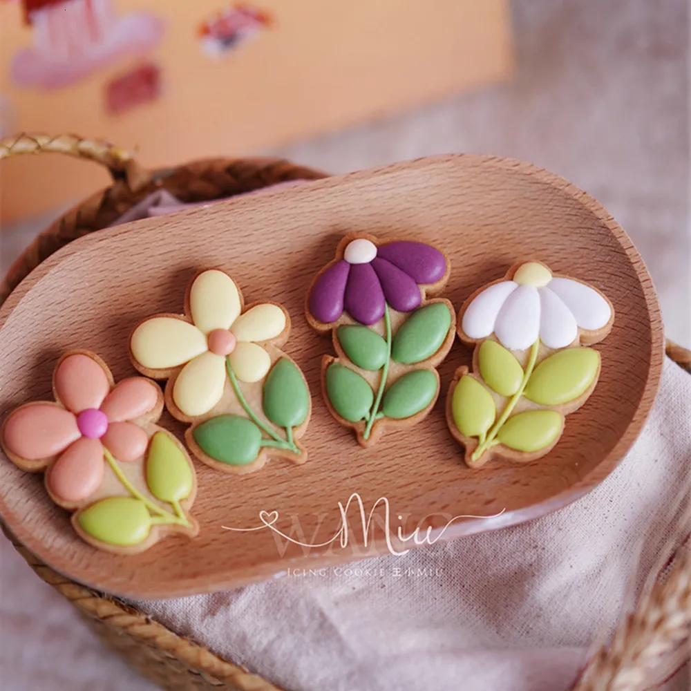 Stampi da forno Festa della mamma Stampo per biscotti Motivo floreale Tagliabiscotti Zucchero Mestiere Torta fondente Stampo Timbro Strumento di decorazione 230731