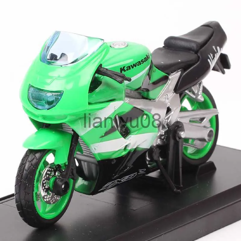 Diecast Model Cars 118 Scala Maisto Kawasaki ZX9R Ninja ZX9R Superbike ZX900 Moto Diecast Model Toy Vehicle Repliche Green Of Kids Hobby x0731