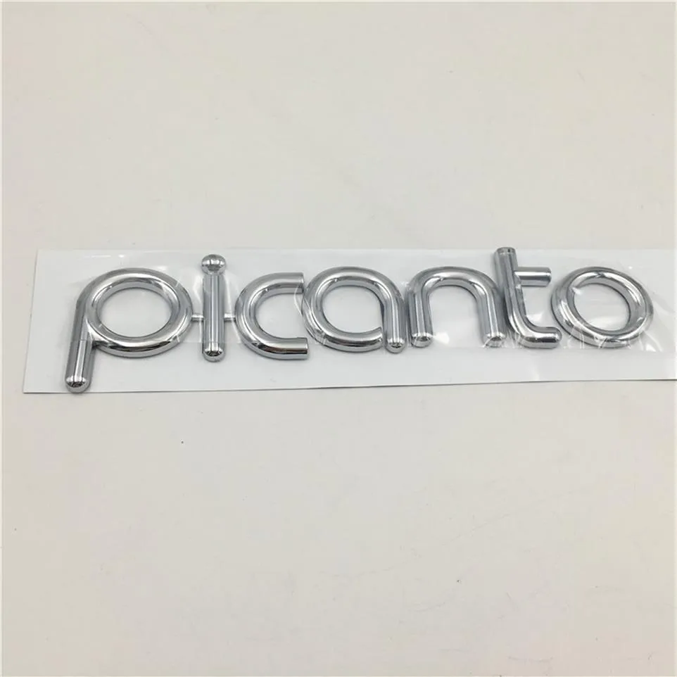 For Kia Picanto Morning GTLine Rear Trunk Tailgate Emblem Logo Stickers294H