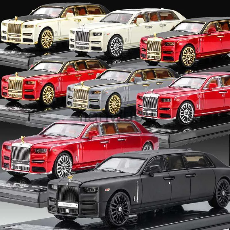 Diecast Model Cars SC 164 Rolls Phantom Mansory Model Car Diecast Vehicle con collezione di scatole in acrilico Hobby regalo per bambini Ragazzi Ragazze Adulti x0731