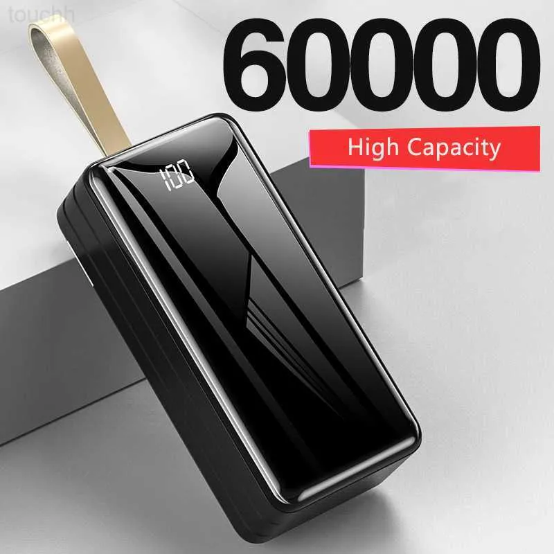 60000mAh Power Bank - Huge Capacity Portable Charger With 4 Ports & Fast Charging