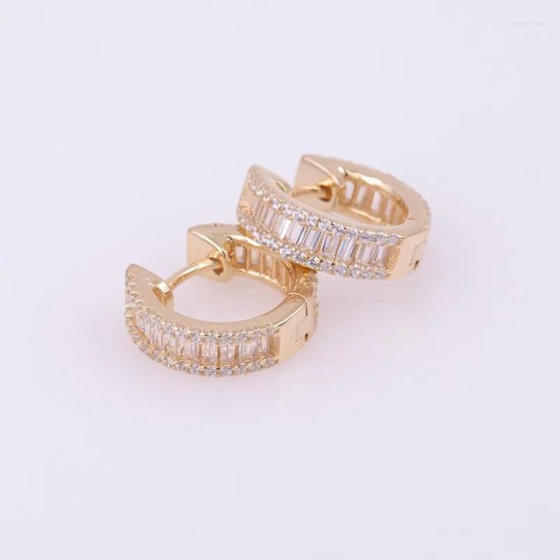 Brincos prisioneiros VARY estilo de brinco feminino prata esterlina 925 real zircão multiquadrado 18K presente moderno adequado para festa de casamento