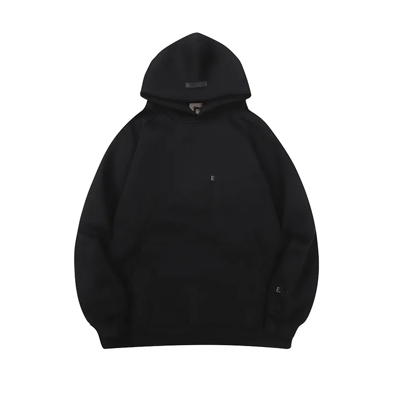 Luxury Designer Cotton Hoodies For Men With Kangaroo Bag And Loose