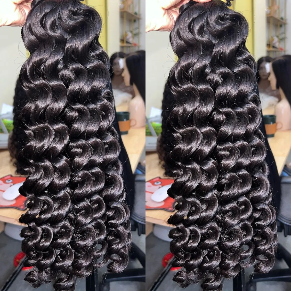 1 Bundles Deal Deep Curly 100 % vietnamesisches rohes Echthaar Bundles unverarbeitete natürliche Haarverlängerungen