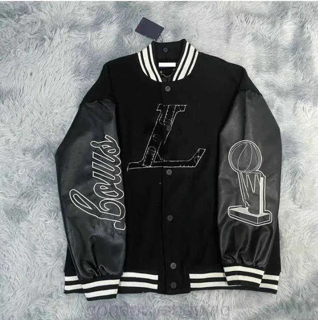 Hommes Vestes Baseball Marque l Vintage Bomber Manteaux Lettre Broderie Automne Hommes Hip Hop Lâche Varsitygkdi