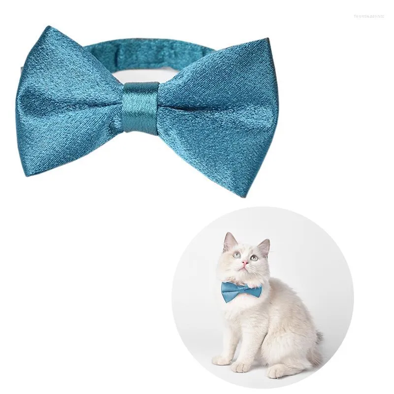 Hond Kleding Huisdier Bowtie Eenvoudige Stijl Mode Verkocht Kleur Vintage Verstelbare Vlinderdas Kraag