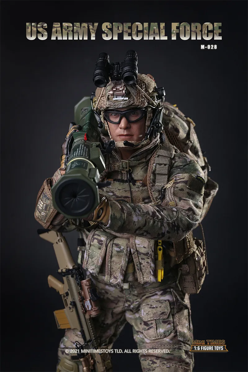 1/6 Scala US Army Special Forze Special Forces Action Figure Del
