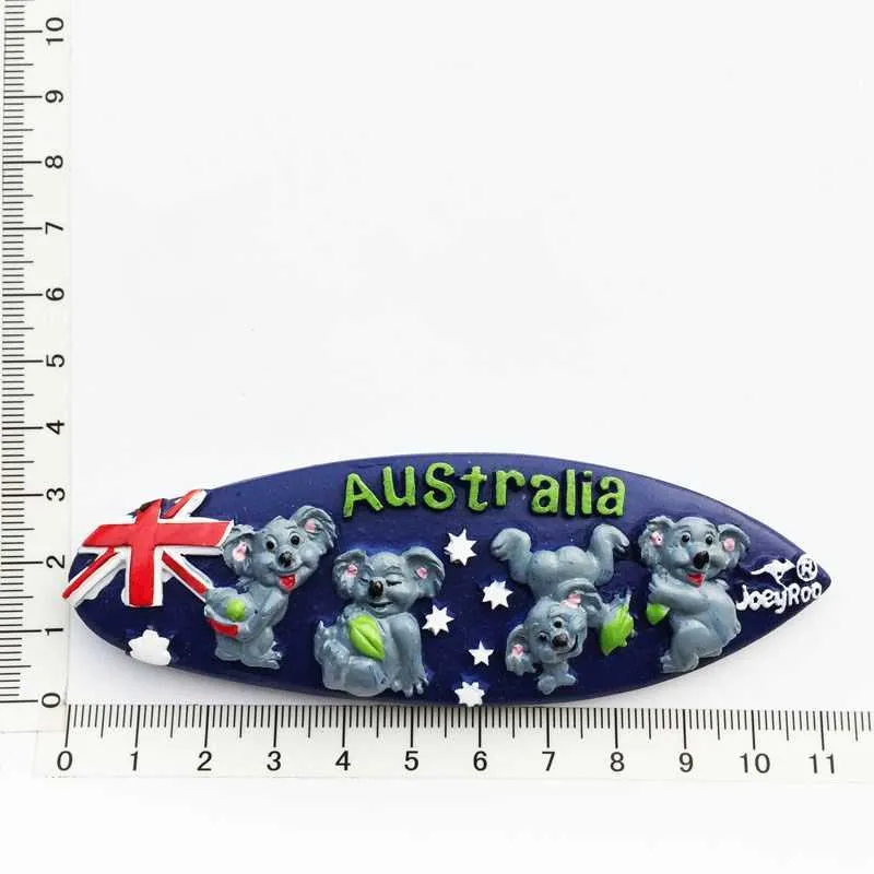 Magneti Frigo Australia Magneti Frigo Souvenir Resina 3D Canguro Koala  Tavola Da Surf Frigorifero Adesivi Australia Turismo Souvenir Idea Regalo  X0731 Da 3,21 €