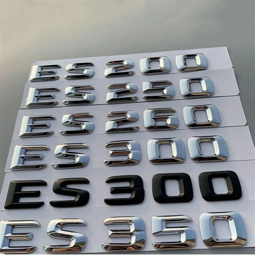 For Lexus ES200 ES260 ES300 ES350 ES330 IS250 IS300 LS400 Modified Emblem Rear Trunk Logo Nameplate Stickers240I