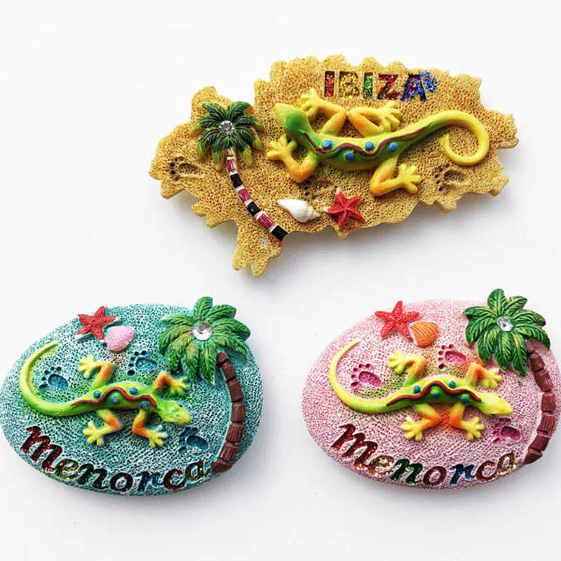 Aimants De Réfrigérateur Ibiza - Souvenirs Uniques D'Espagne