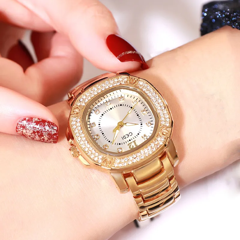 Womens watch watches high quality luxury Business quartz-battery waterproof Stainless Steel 40.5mm watch