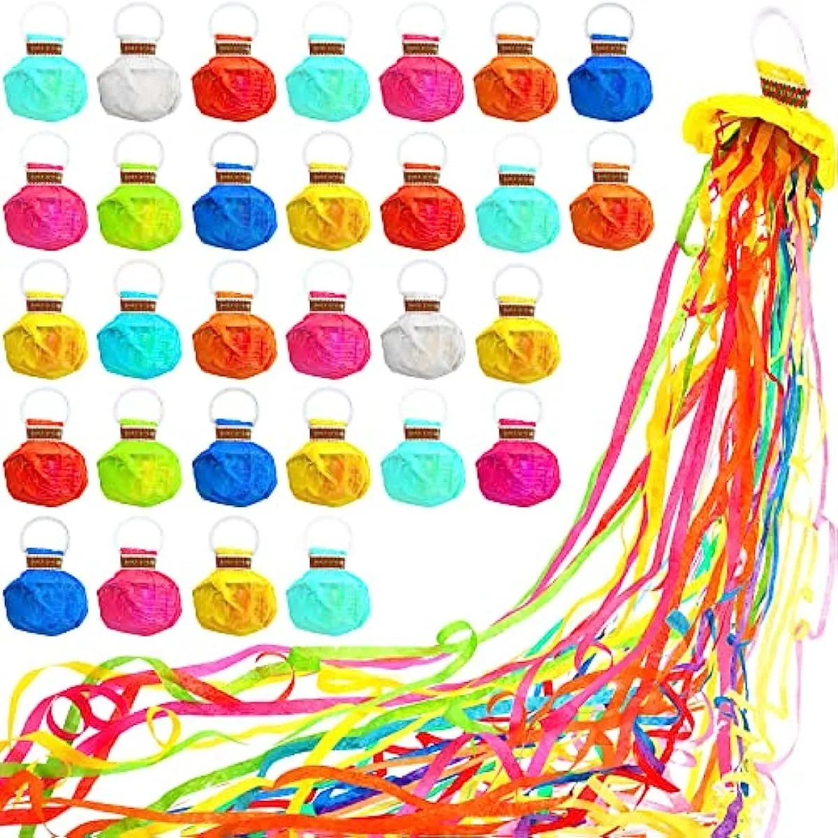 Banner Vlaggen 30 Stuks Gooi Streamers Multicolor Hand Gooi Confetti Streamer No Mess Party Streamer voor Verjaardag Bruiloft Afstuderen Gunst 230729