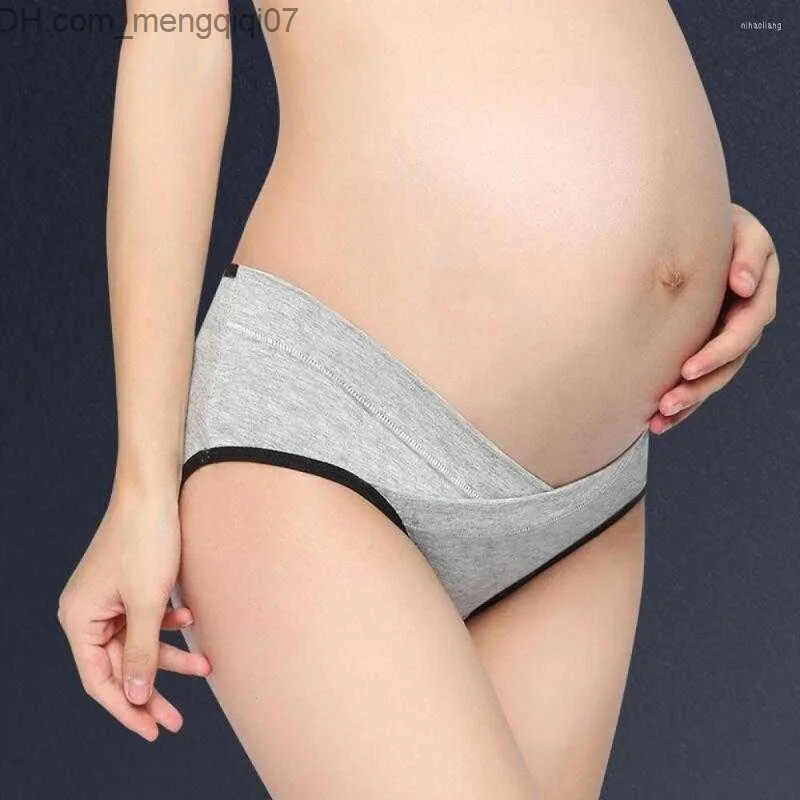 Low Waist U Shaped Cotton Maternity Panties For Comfortable